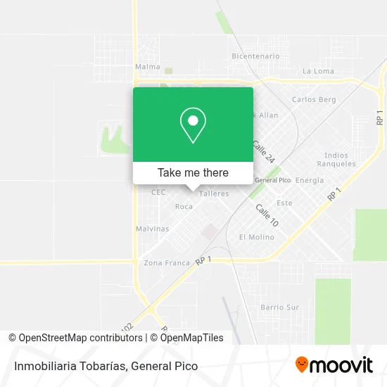 Inmobiliaria Tobarías map
