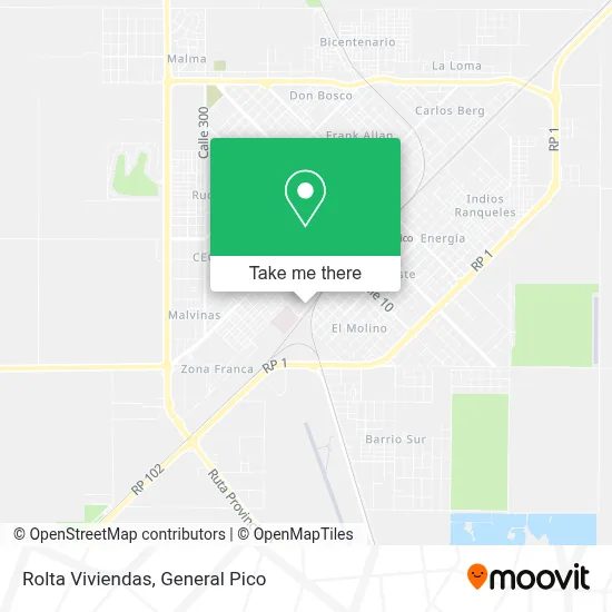 Rolta Viviendas map