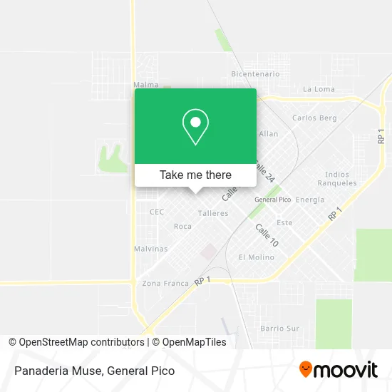 Panaderia Muse map