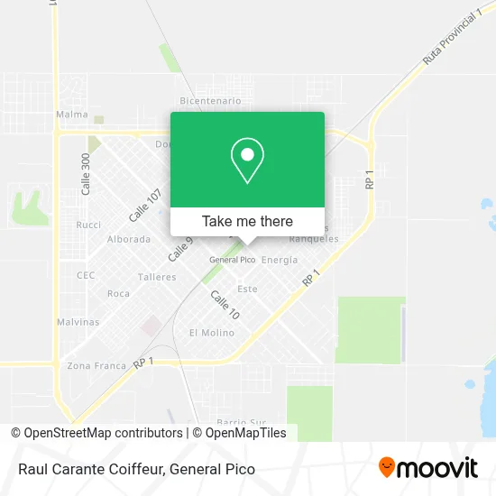 Raul Carante Coiffeur map