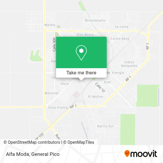Alfa Moda map