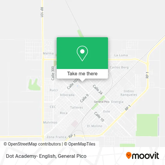 Dot Academy- English map