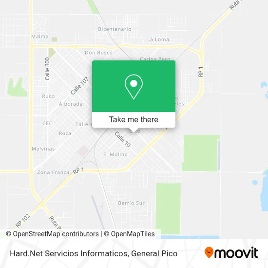 Hard.Net Servicios Informaticos map