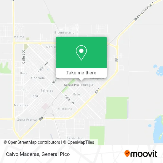 Calvo Maderas map