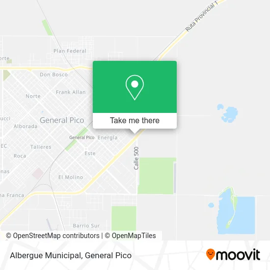 Albergue Municipal map