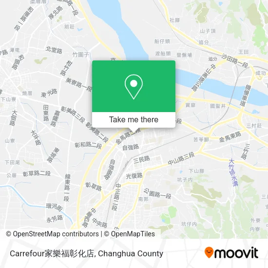 Carrefour家樂福彰化店地圖