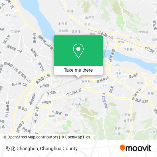 彰化 Changhua map