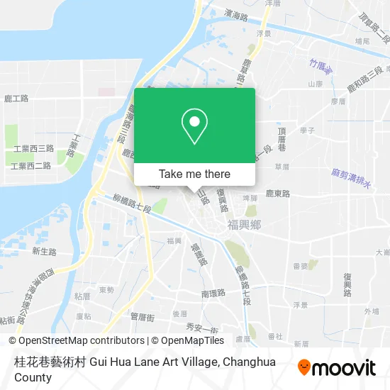 桂花巷藝術村 Gui Hua Lane Art Village map