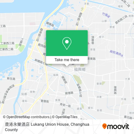 鹿港永樂酒店 Lukang Union House map