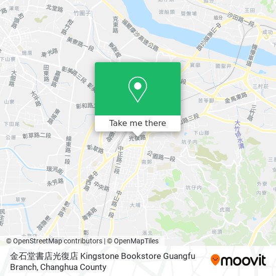 金石堂書店光復店 Kingstone Bookstore Guangfu Branch map