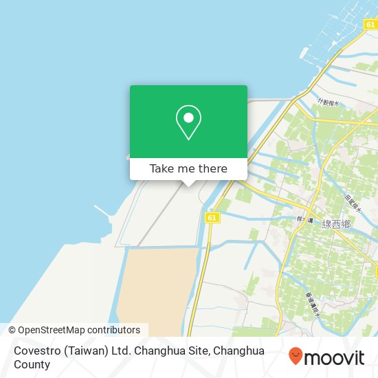 Covestro (Taiwan) Ltd. Changhua Site地圖