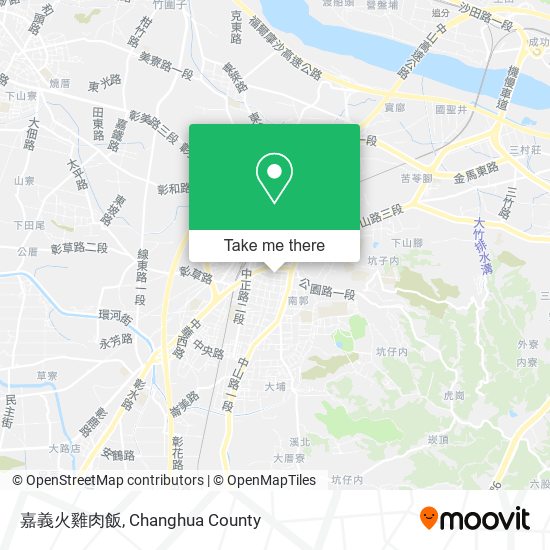 嘉義火雞肉飯 map