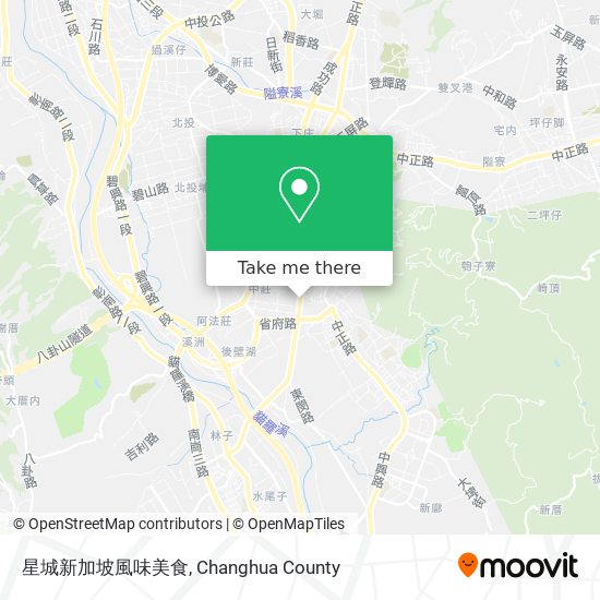 星城新加坡風味美食地圖