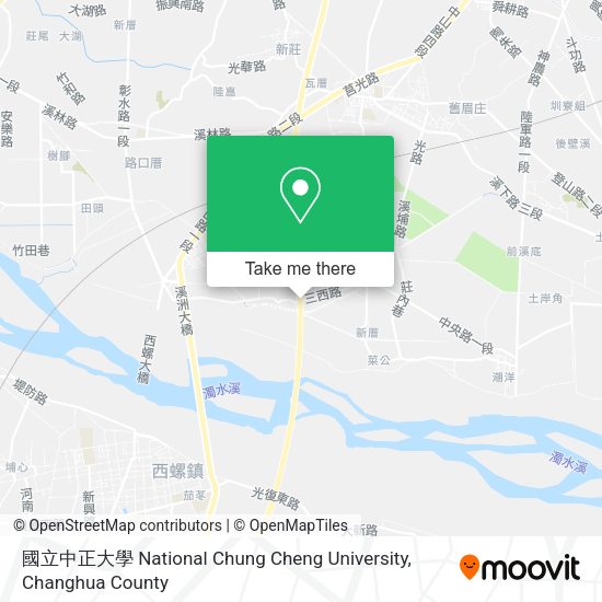 國立中正大學 National Chung Cheng University map