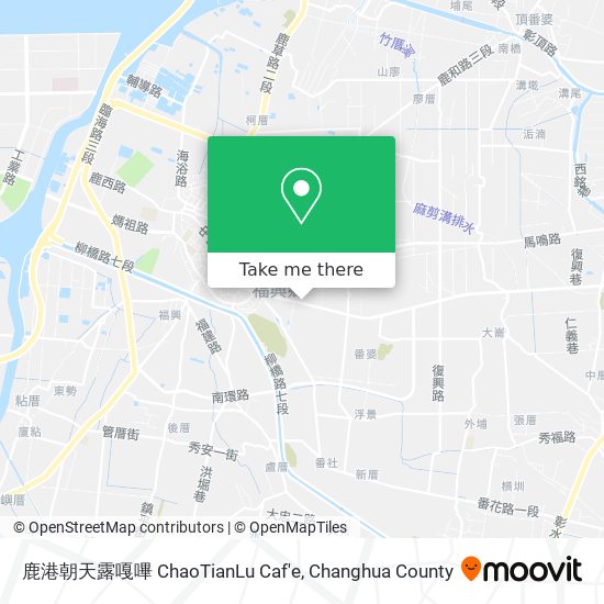 鹿港朝天露嘎嗶 ChaoTianLu Caf'e map