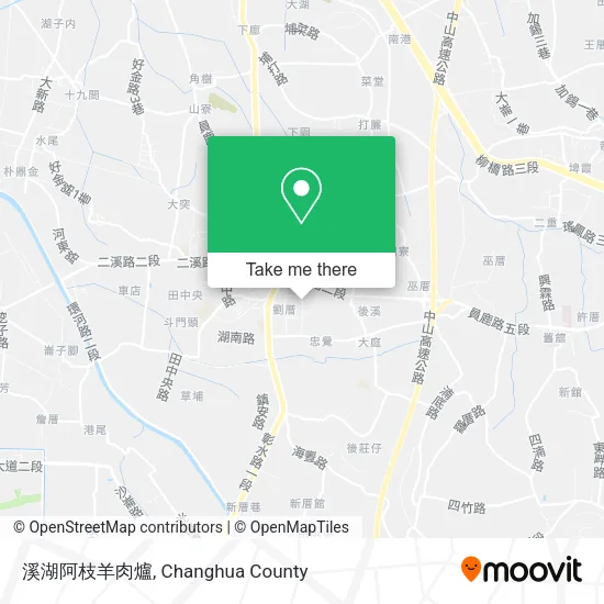 溪湖阿枝羊肉爐地圖