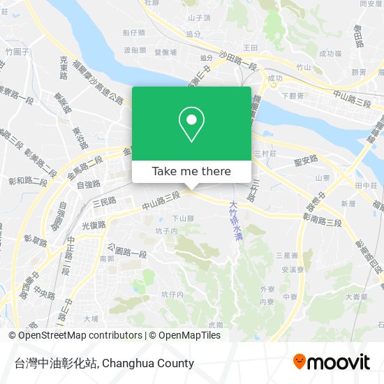 台灣中油彰化站地圖