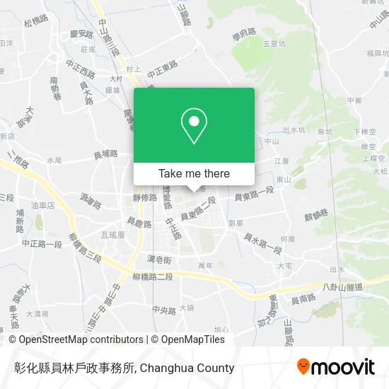 彰化縣員林戶政事務所地圖