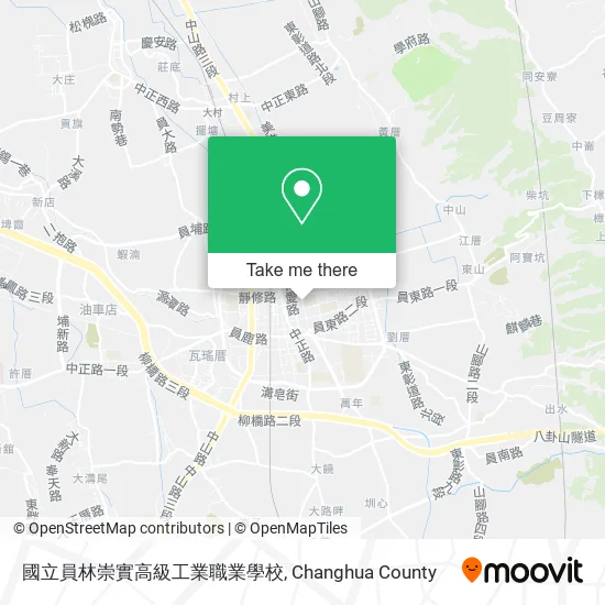 國立員林崇實高級工業職業學校地圖