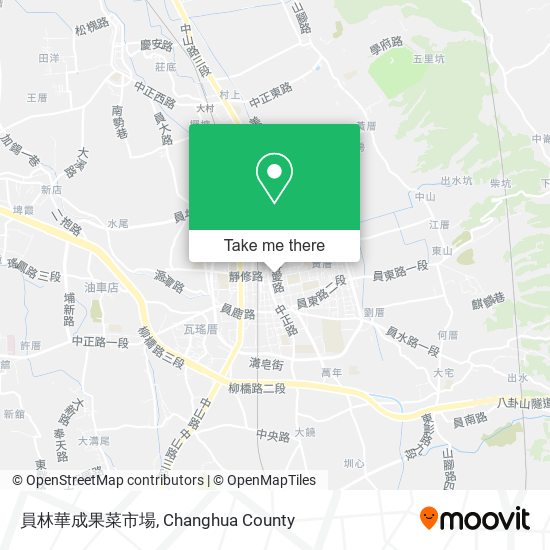 員林華成果菜市場 map