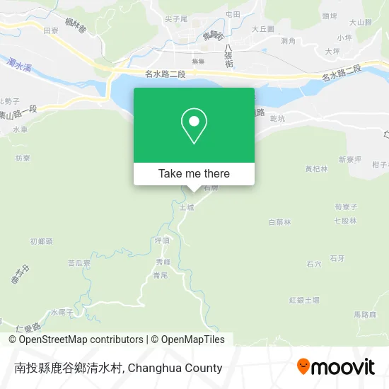 南投縣鹿谷鄉清水村地圖