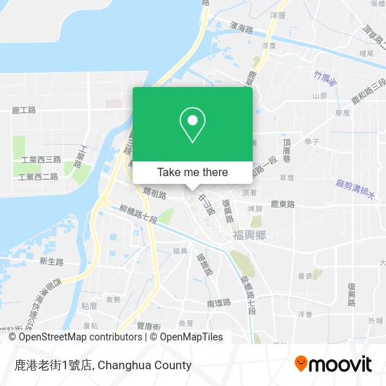 鹿港老街1號店地圖