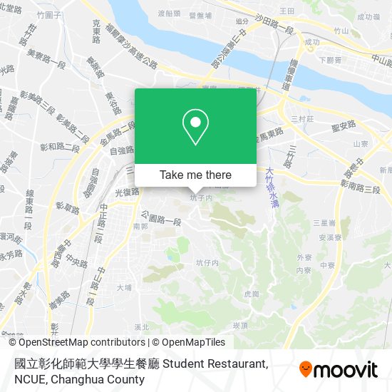 國立彰化師範大學學生餐廳 Student Restaurant, NCUE map