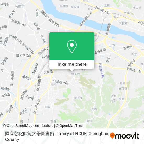 國立彰化師範大學圖書館 Library of NCUE map