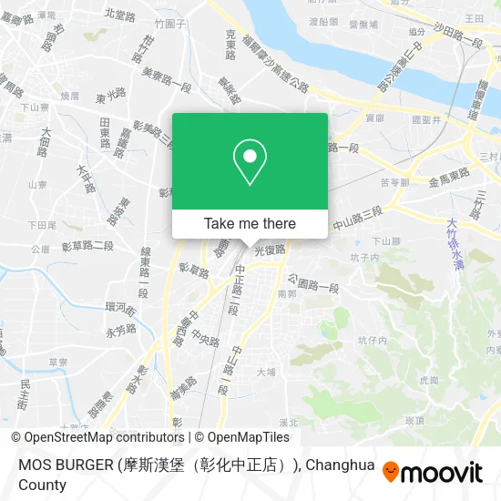 MOS BURGER (摩斯漢堡（彰化中正店）) map