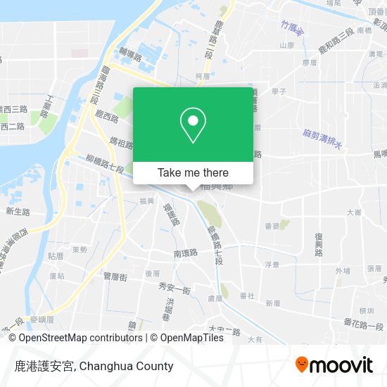 鹿港護安宮 map