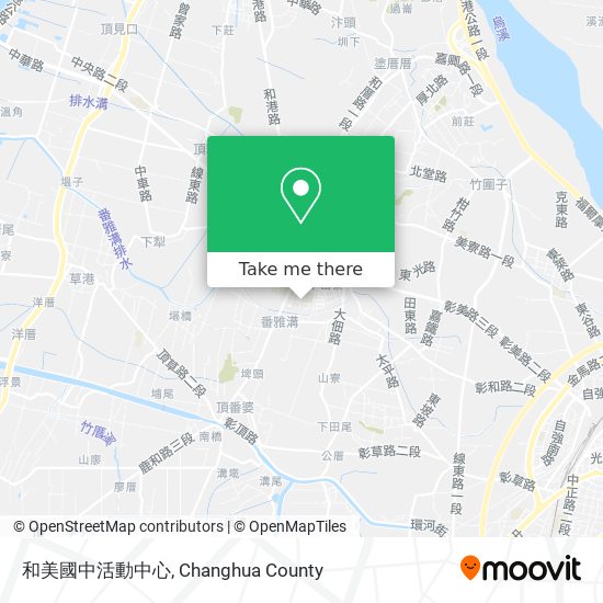 和美國中活動中心 map