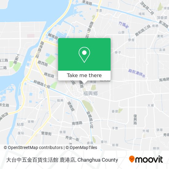 大台中五金百貨生活館 鹿港店 map