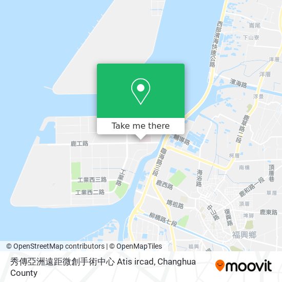秀傳亞洲遠距微創手術中心 Atis ircad map