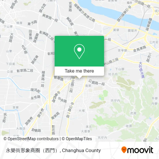 永樂街形象商圈（西門）地圖