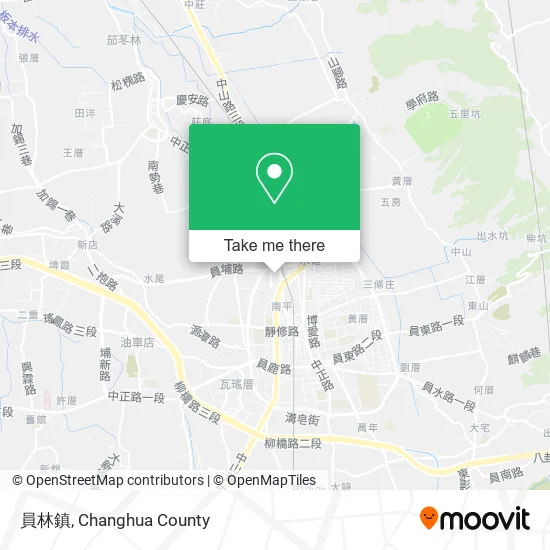 員林鎮 map