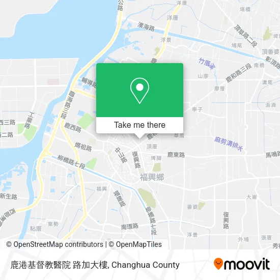 鹿港基督教醫院 路加大樓 map