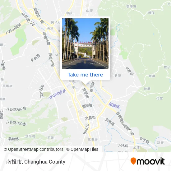 南投市 map