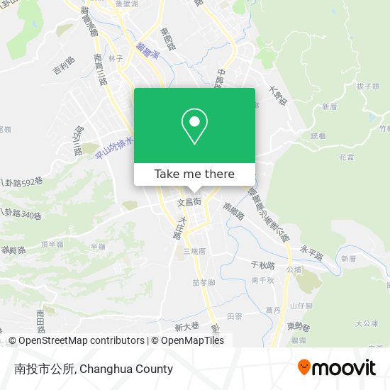 南投市公所 map