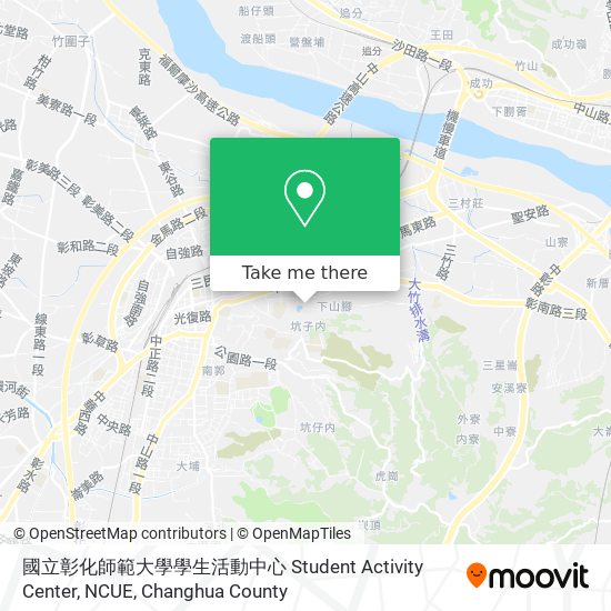 國立彰化師範大學學生活動中心 Student Activity Center, NCUE map