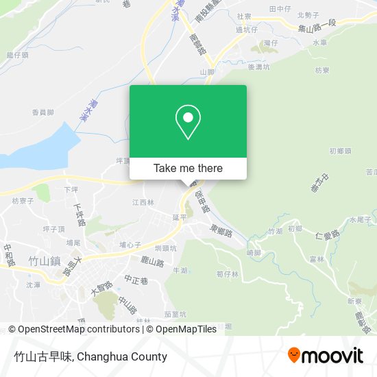 竹山古早味 map