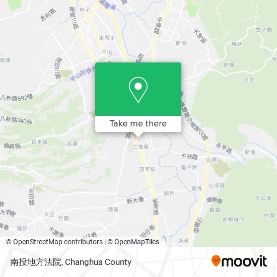 南投地方法院 map