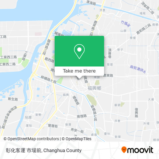 彰化客運 市場前 map