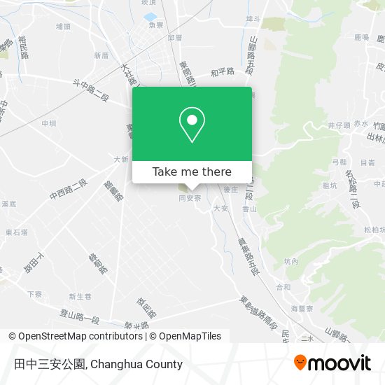 田中三安公園 map