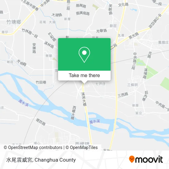 水尾震威宮地圖