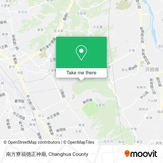 南方寮福德正神廟地圖