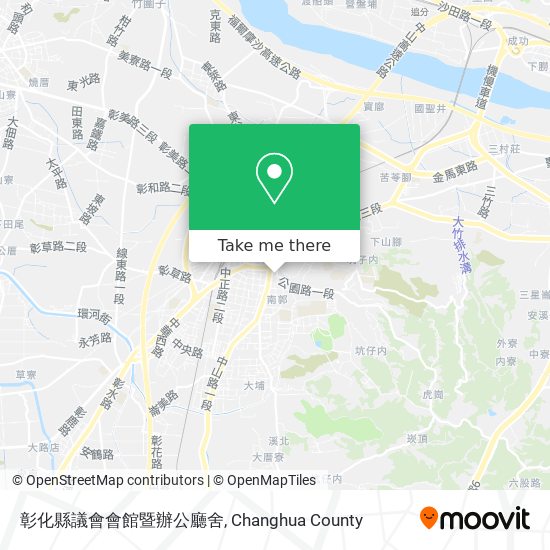 彰化縣議會會館暨辦公廳舍 map