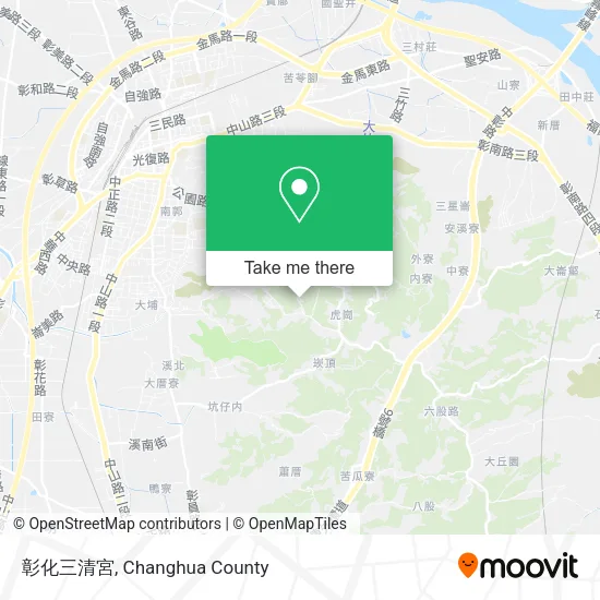 彰化三清宮 map