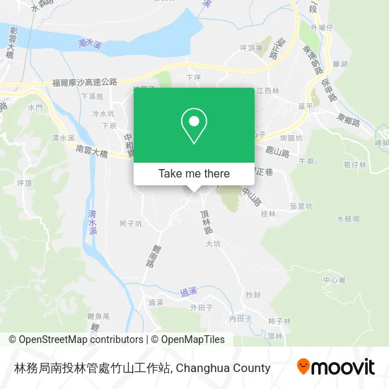 林務局南投林管處竹山工作站 map