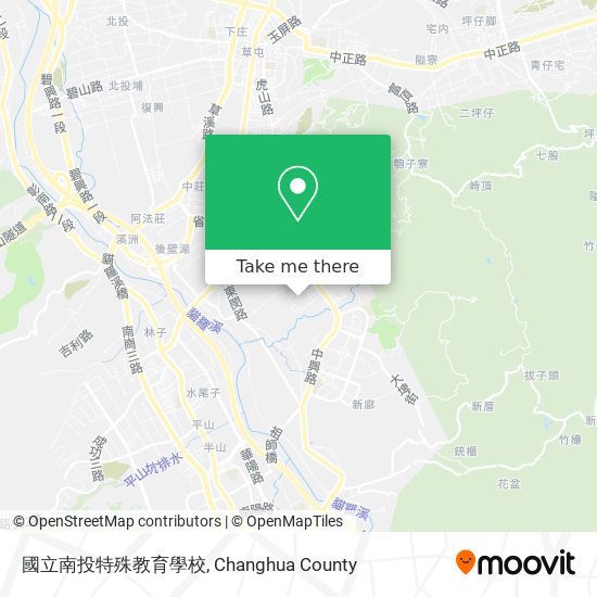 國立南投特殊教育學校 map