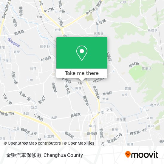 金獅汽車保修廠地圖